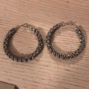 Silver earrings